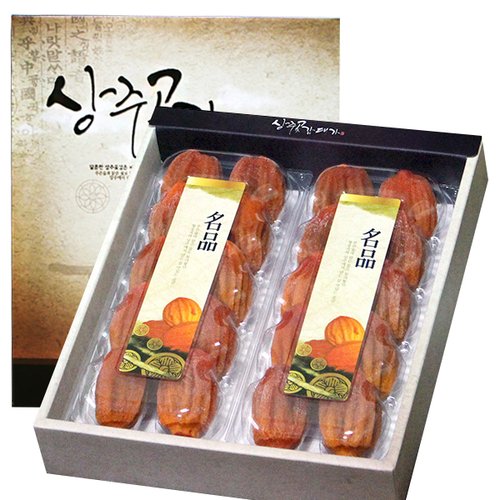 상주곶감대가 상주곶감 선물용 반건시 800g(40~45g) 20과 (지함박스+보자기동봉)