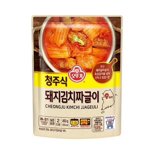 오뚜기 청주식 돼지김치짜글이 450g