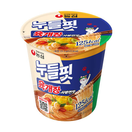 농심 누들핏 육개장사발면맛 소컵 35.5g