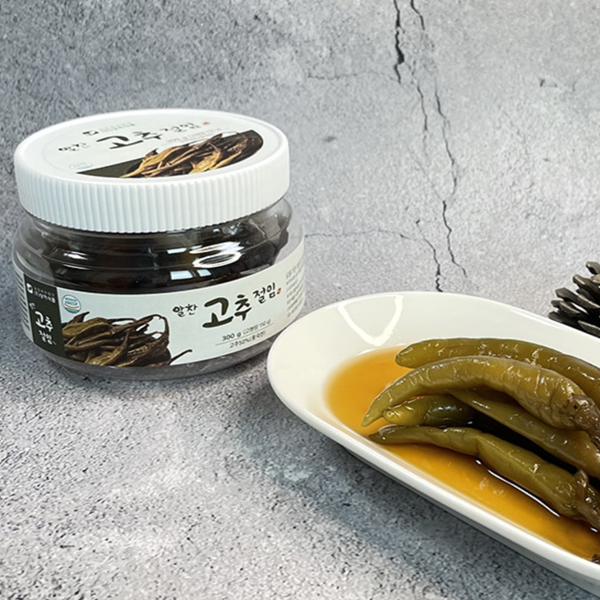 아삭한 고추 장아찌 300g