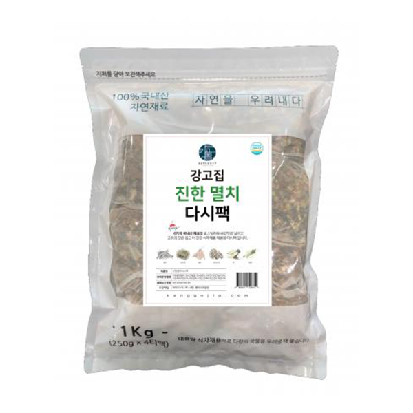 강고집 진한 멸치 다시백 1kg (250g x 4팩)