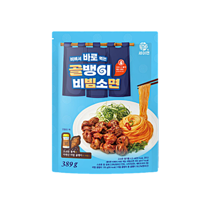 키다리 바로 먹는 골뱅이 비빔소면 389g