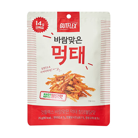 것플렉스 바람맞은 먹태 청양불닭맛 25g x 10봉