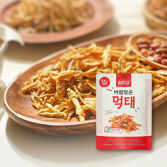 것플렉스 바람맞은 먹태 청양불닭맛 25g x 10봉