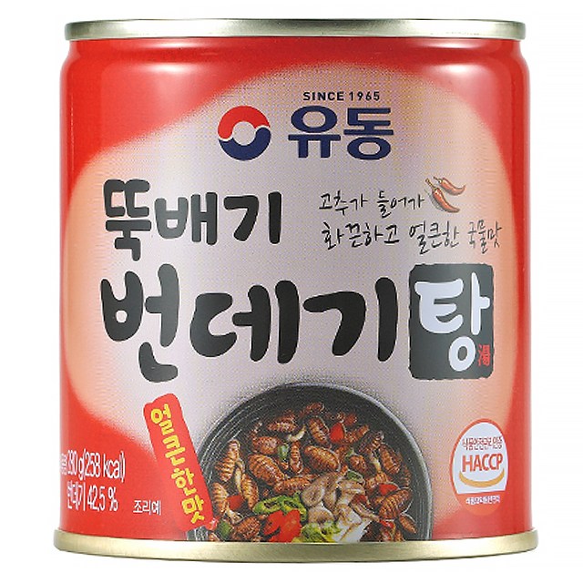 유동 뚝배기 번데기탕 얼큰한맛 280g