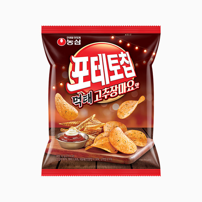 [농심]포테토칩 먹태고추장마요맛 50g