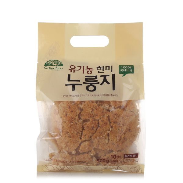 오가닉스토리 유기농 현미 누룽지 500g