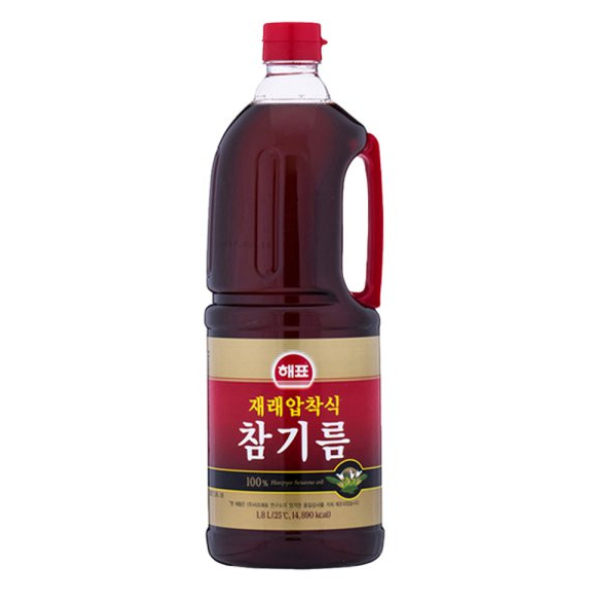 사조해표 재래식 압착 참기름 1.8L