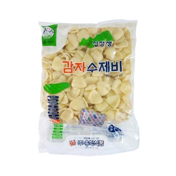 송학식품 십장생 감자수제비 2kg