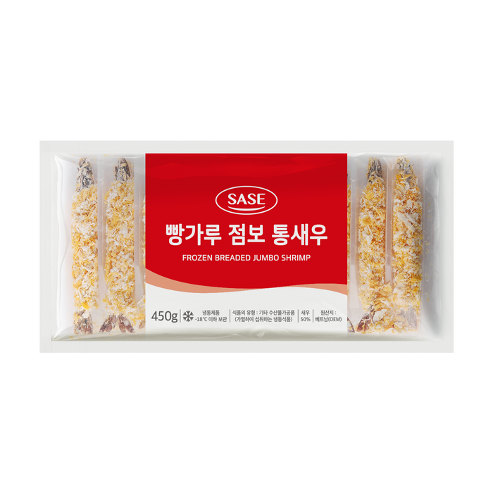 사세 빵가루 점보 통새우 튀김 500g(50gx10) 왕새우튀김