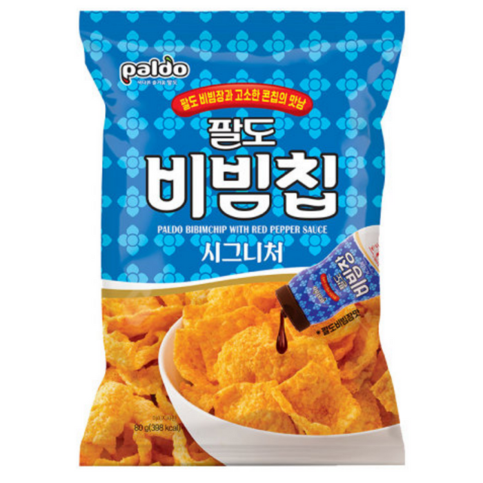 팔도 비빔칩 시그니처맛 80g