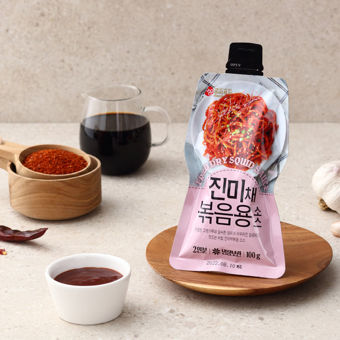 주비푸드 진미채 볶음용 소스 100g x 3개