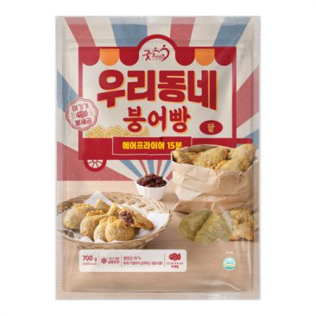 우리동네 붕어빵 700g (팥,슈크림 2종)