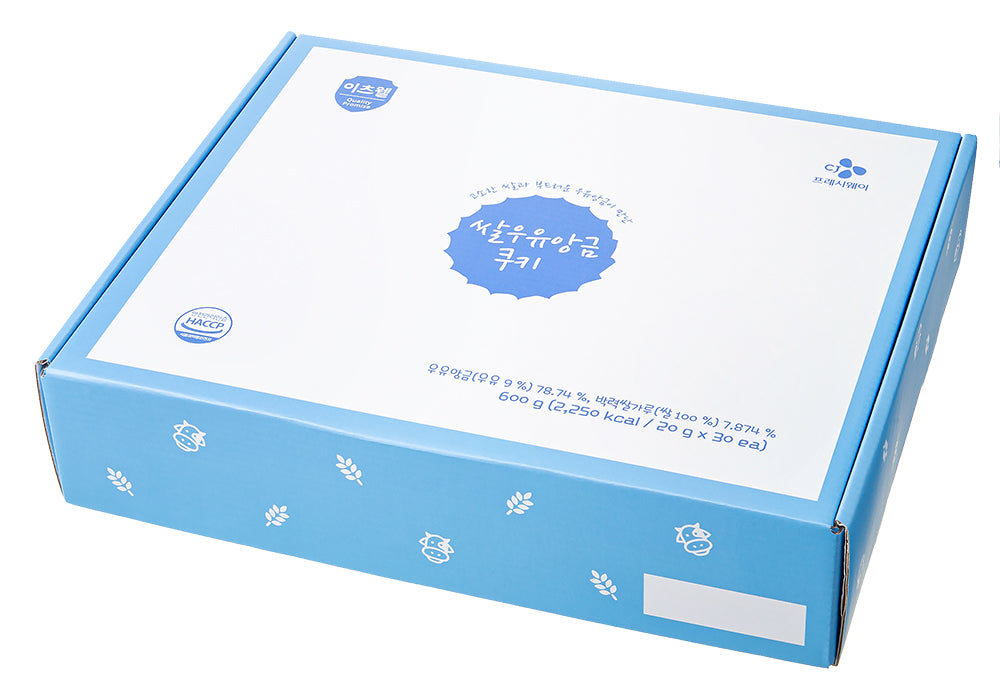 이츠웰 쌀우유앙금 쿠키 30입 (냉동), 600g