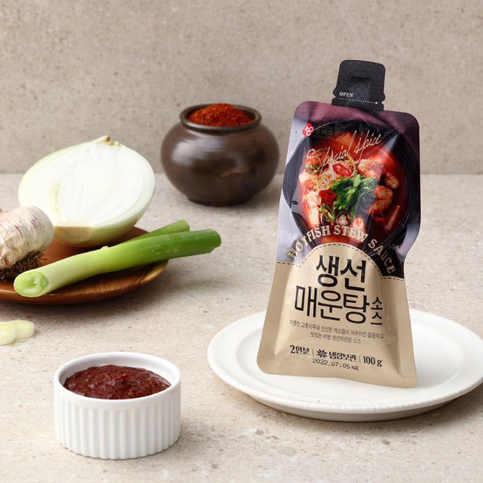 주비푸드 생선 매운탕 소스 100g x 3개