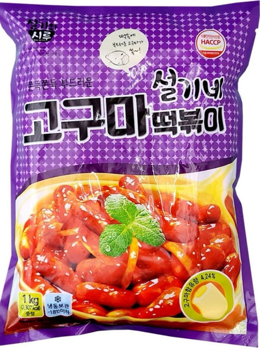 설기네 치즈떡볶이 1kg+설기네 고구마떡볶이 1kg