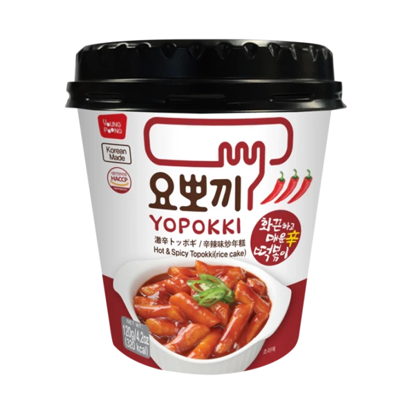 요뽀끼 화끈하게 매운 떡볶이컵  120g