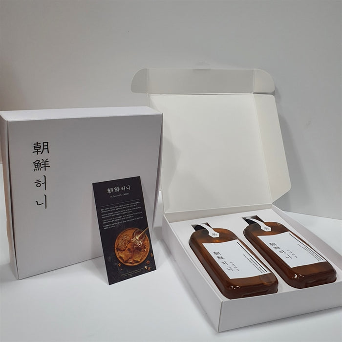 조선허니 천연 야생화꿀 선물세트 (450g x 2개)